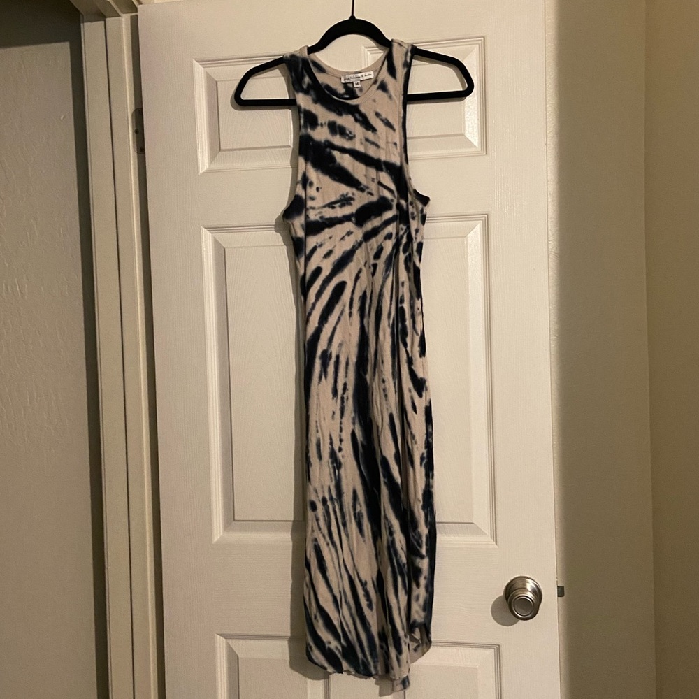 Young Fabulous & Broke Robbie Tank Dress Navy Blue